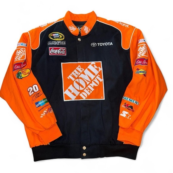 Chase Authentics Jackets & Blazers - Vintage NASCAR Chase Authentics Home Depot Racing Jacket Tony Stewart #20 SZ XXL